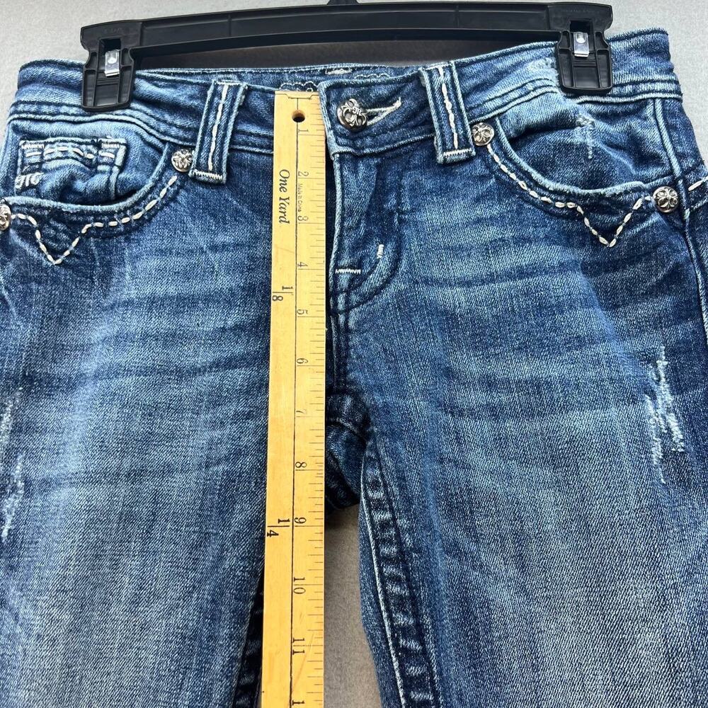 Miss Me Women's Jeans Size 26 (2) Skinny Rhinestone Minimalist Preppy Normcore - Picture 6 of 16